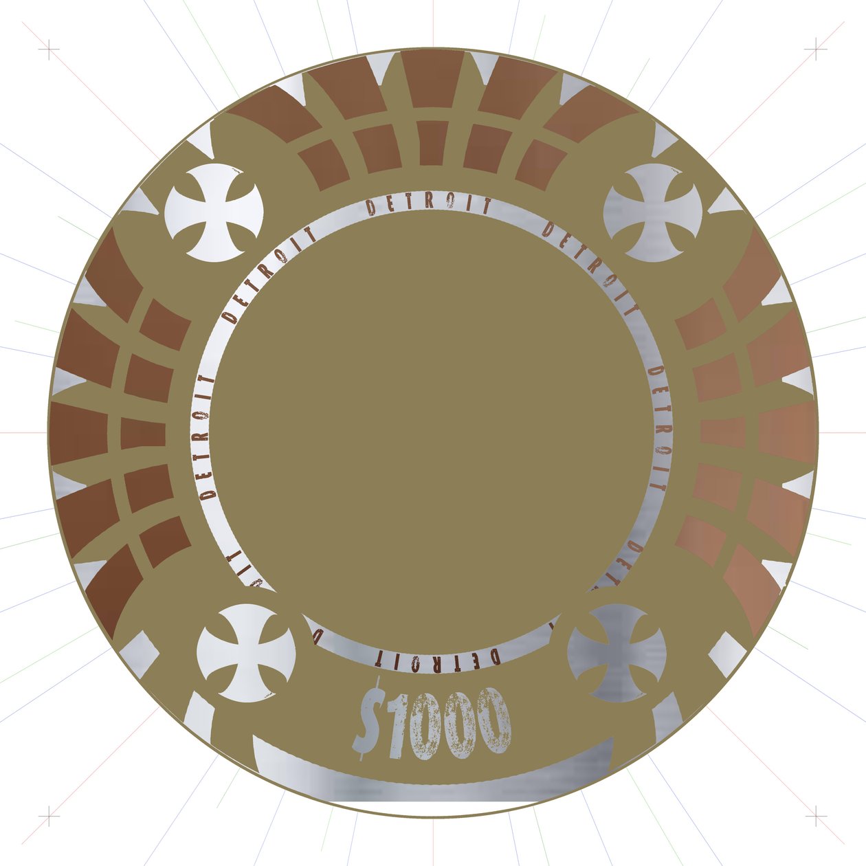 PokerChip, 2015, dijital by Francois Domain