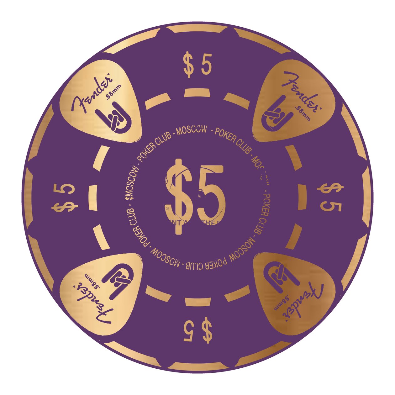 PokerChip, 2015, dijital by Francois Domain