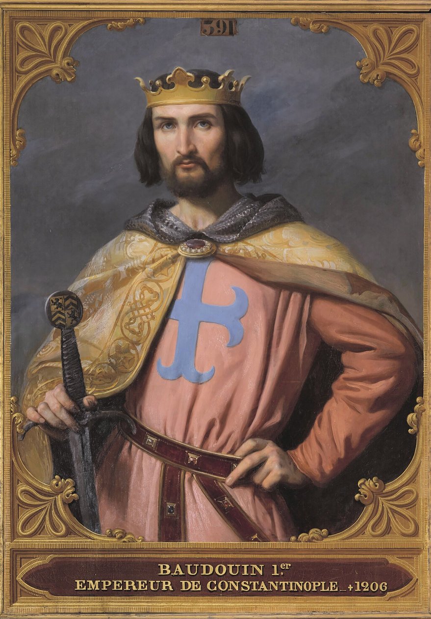 Konstantinopolisli I. Baldwin 1171-1205, 1845. by Francois Edouard Picot