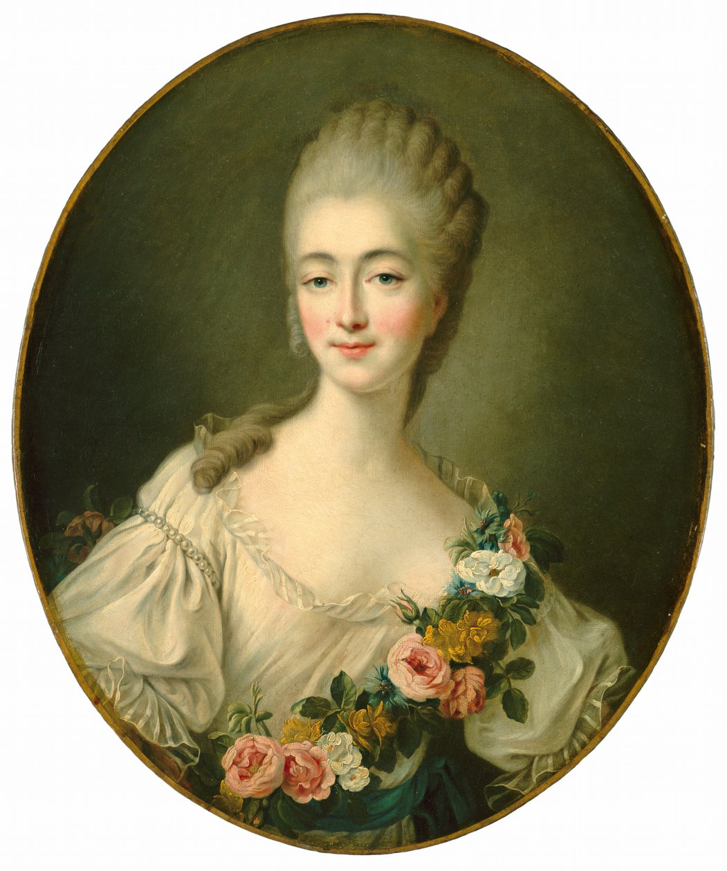 Jeanne Bécu, Barry Kontesi, c. 17701774. by Francois Hubert Drouais