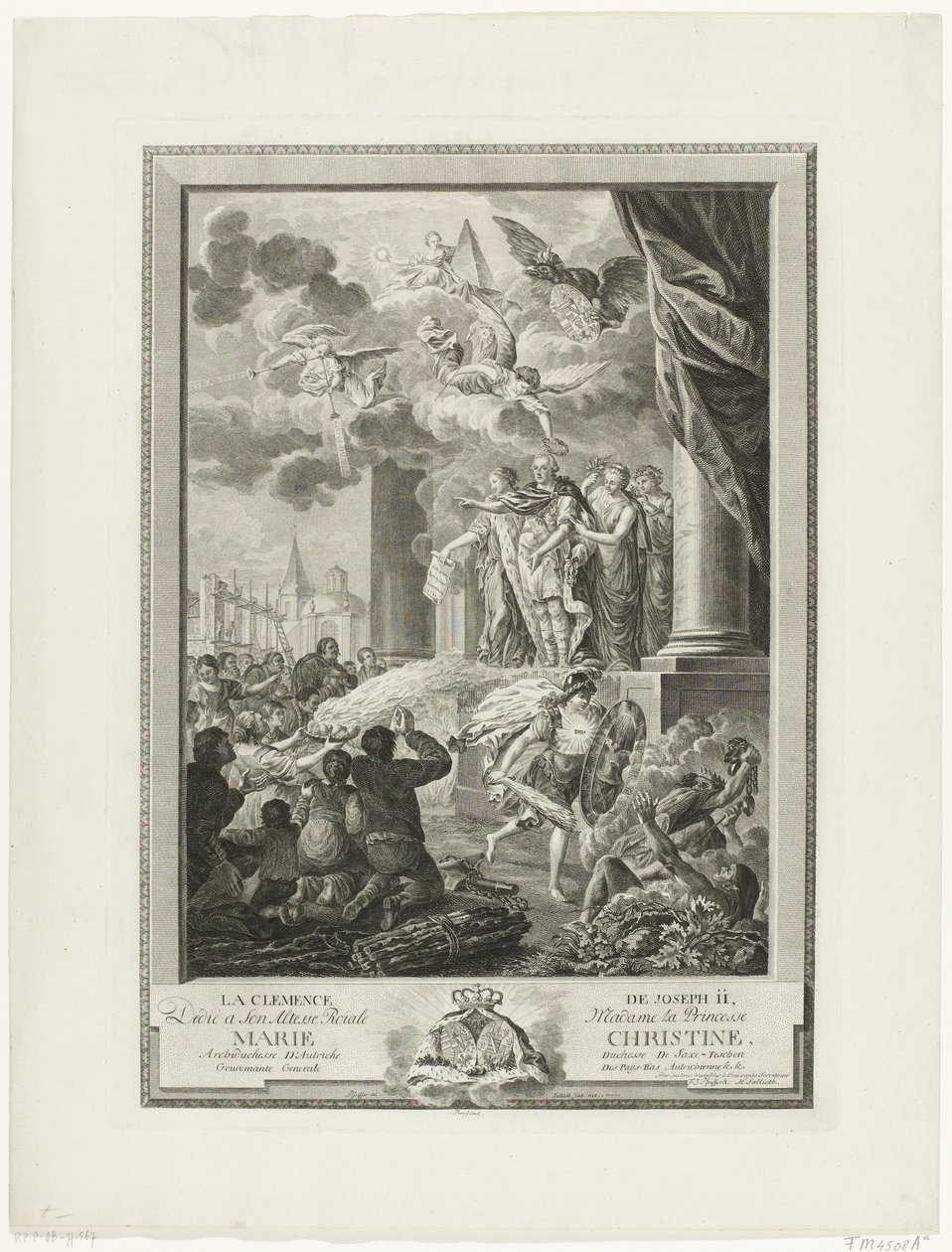 Mathias de Sallieth tarafından kazınmış II. Joseph