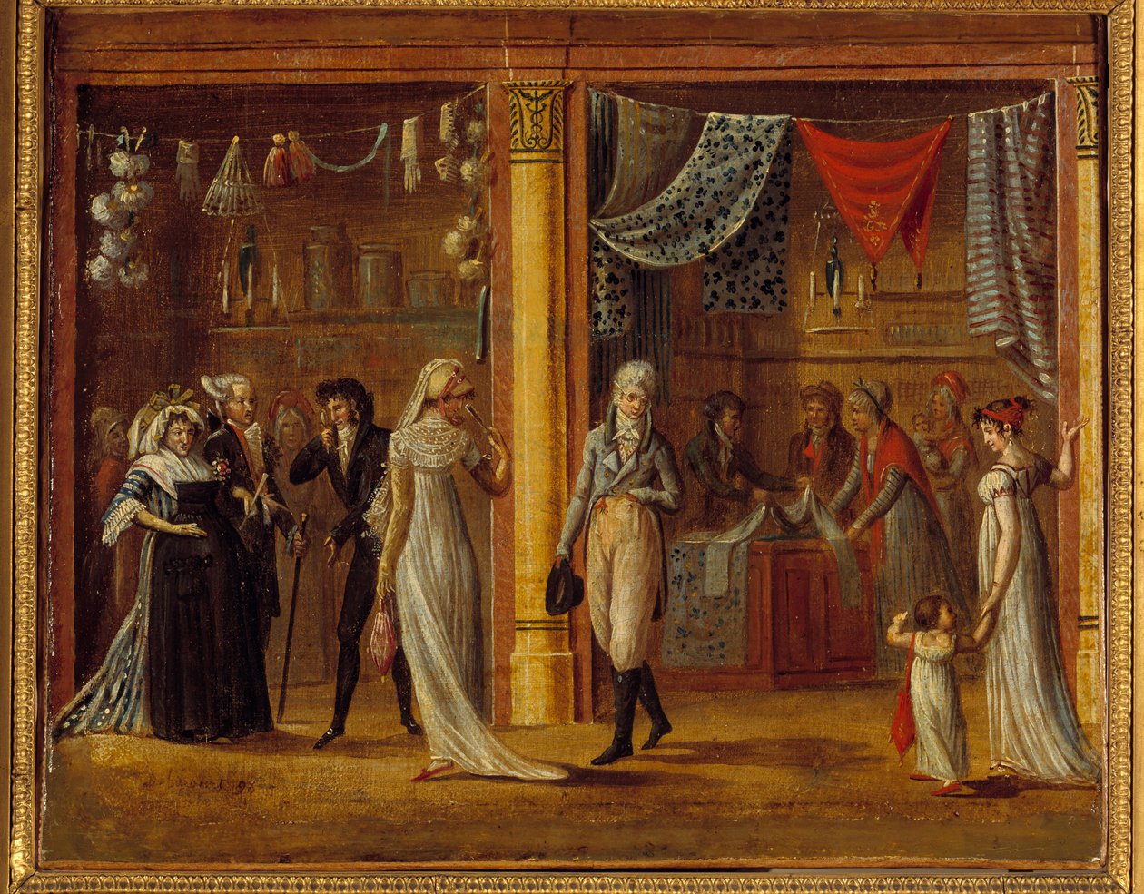 Kraliyet Sarayı'nın ahşap galerisi by Francois Joseph baron Bosio