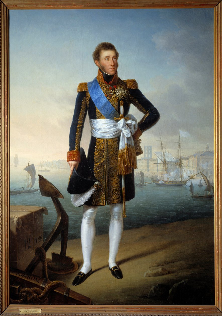 Louis Antoine d'Artois, Angouleme Dükü'nün tam boy portresi (1775-1844) by Francois Josephe Kinson