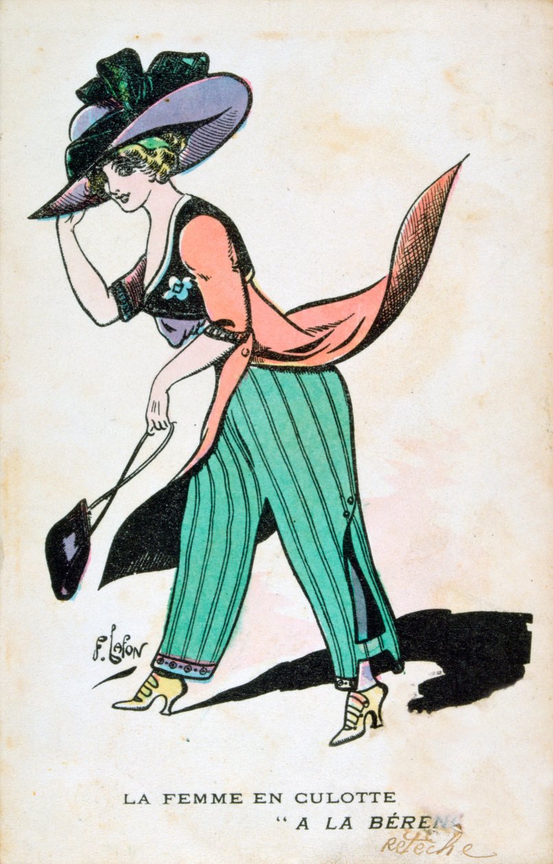 Pantolonlu Kadın, 20. yüzyıl by Francois Lafon