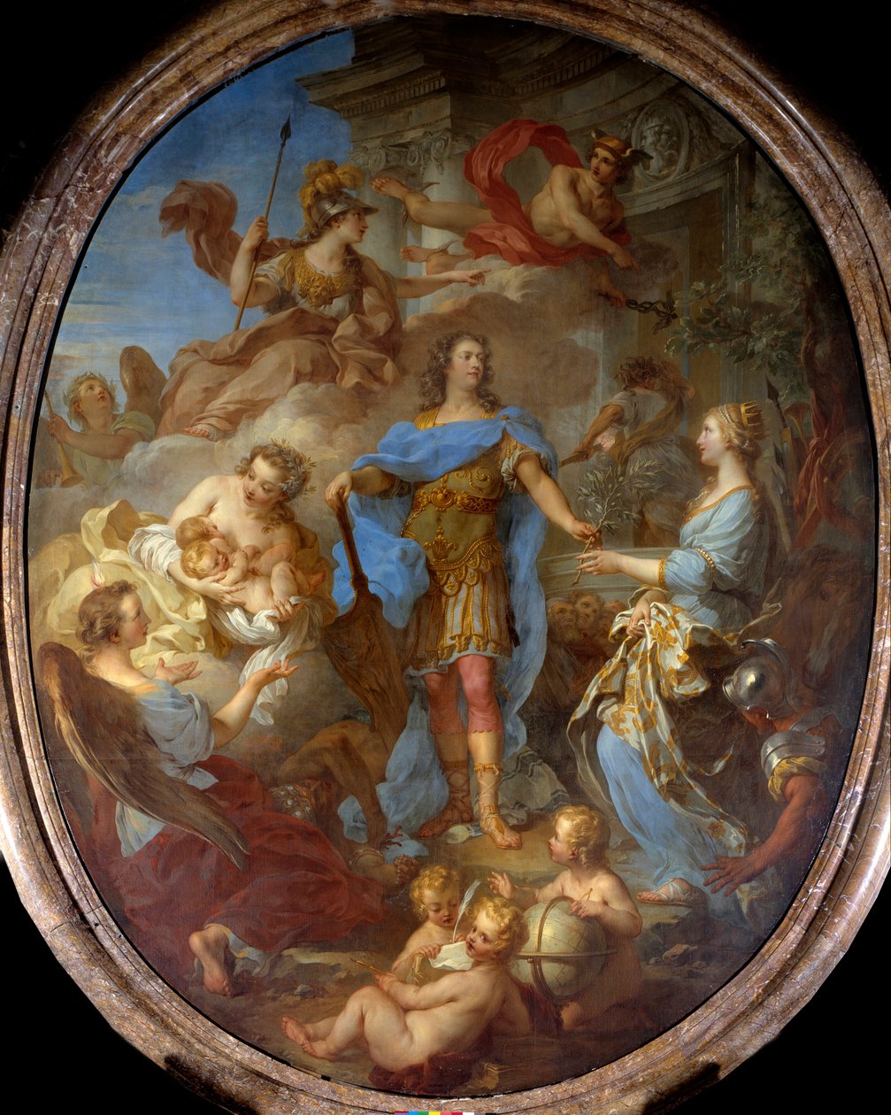Kral Louis XV (1710-1774) Sevilla Antlaşması sırasında Avrupa
