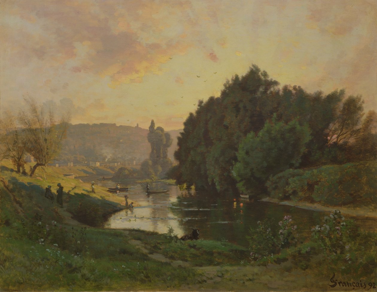 Bas-Meudon sahnesi, 1892 by Francois Louis Francais