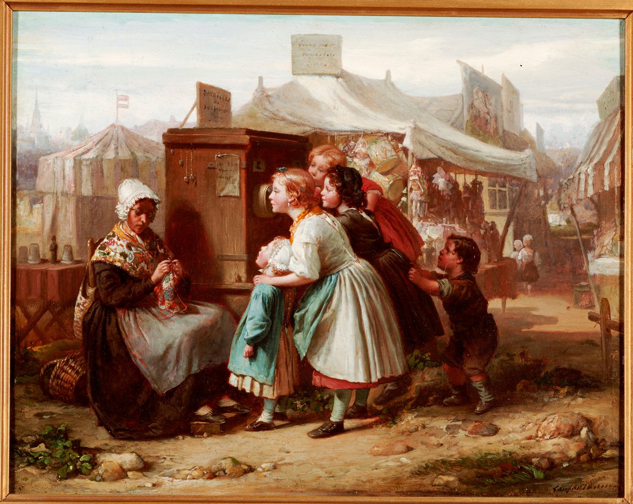 dikizleme gösterisi by Francois Louis Lenfant