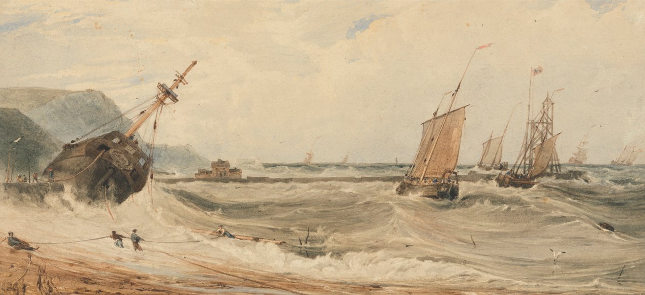 Boulogne Limanı by Francois Louis Thomas Francia