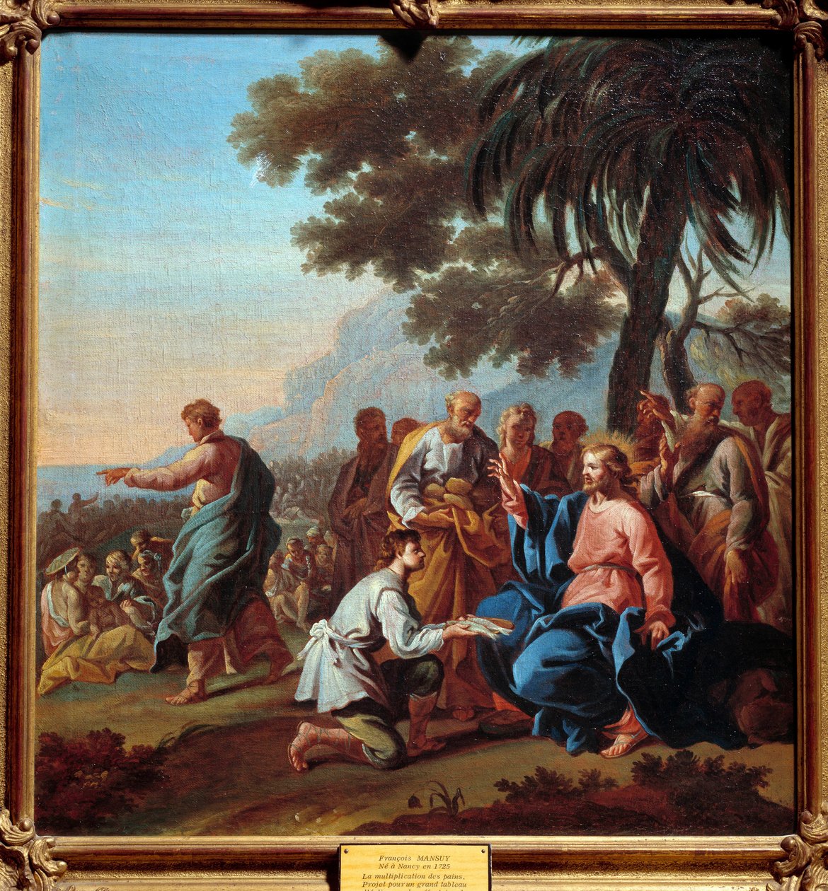 Ekmeğin çoğalması. Francois Mansuy (1725 -? ) by Francois Mansuy