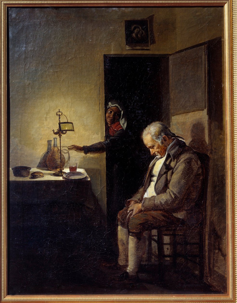 Francois Marius Granet (1775-1849) tarafından Uyku Tablosu 19. yüzyıl Aix en Provence, Musee Granet by Francois Marius Granet