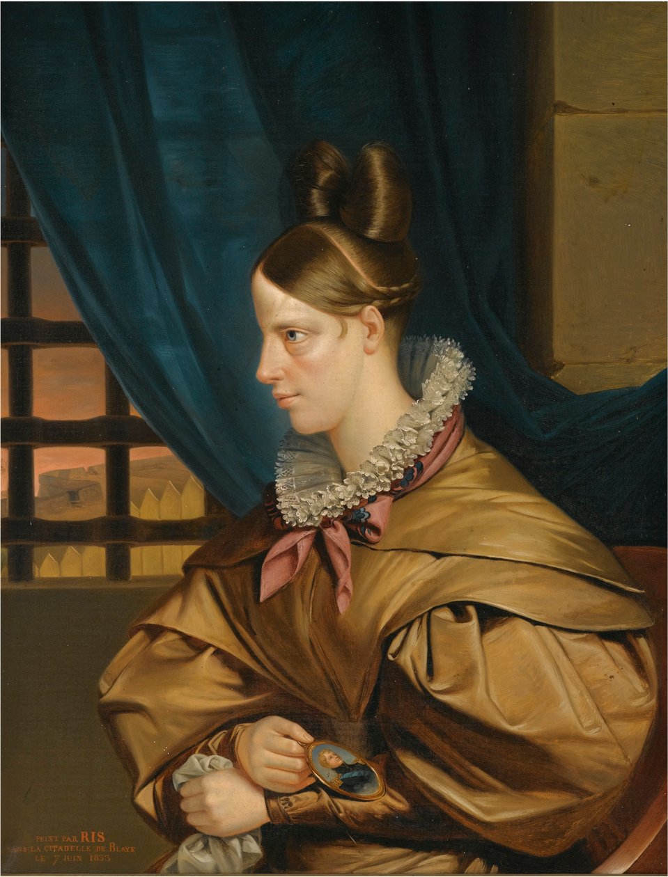Berry Düşesi (Marie Caroline de Bourbon Sicilies by Francois Nicholas Riss