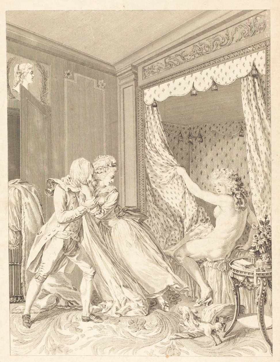 düşüncesiz by Francois Nicolas Barthelemy Dequevauviller after Antoine Borel