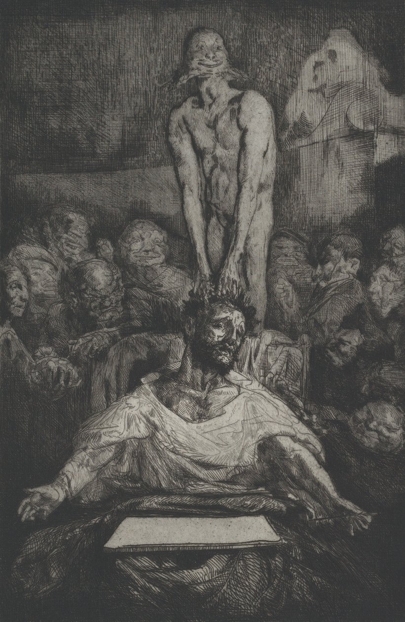 Diablerie, 19. yüzyıl. by Francois Nicolas Chifflart