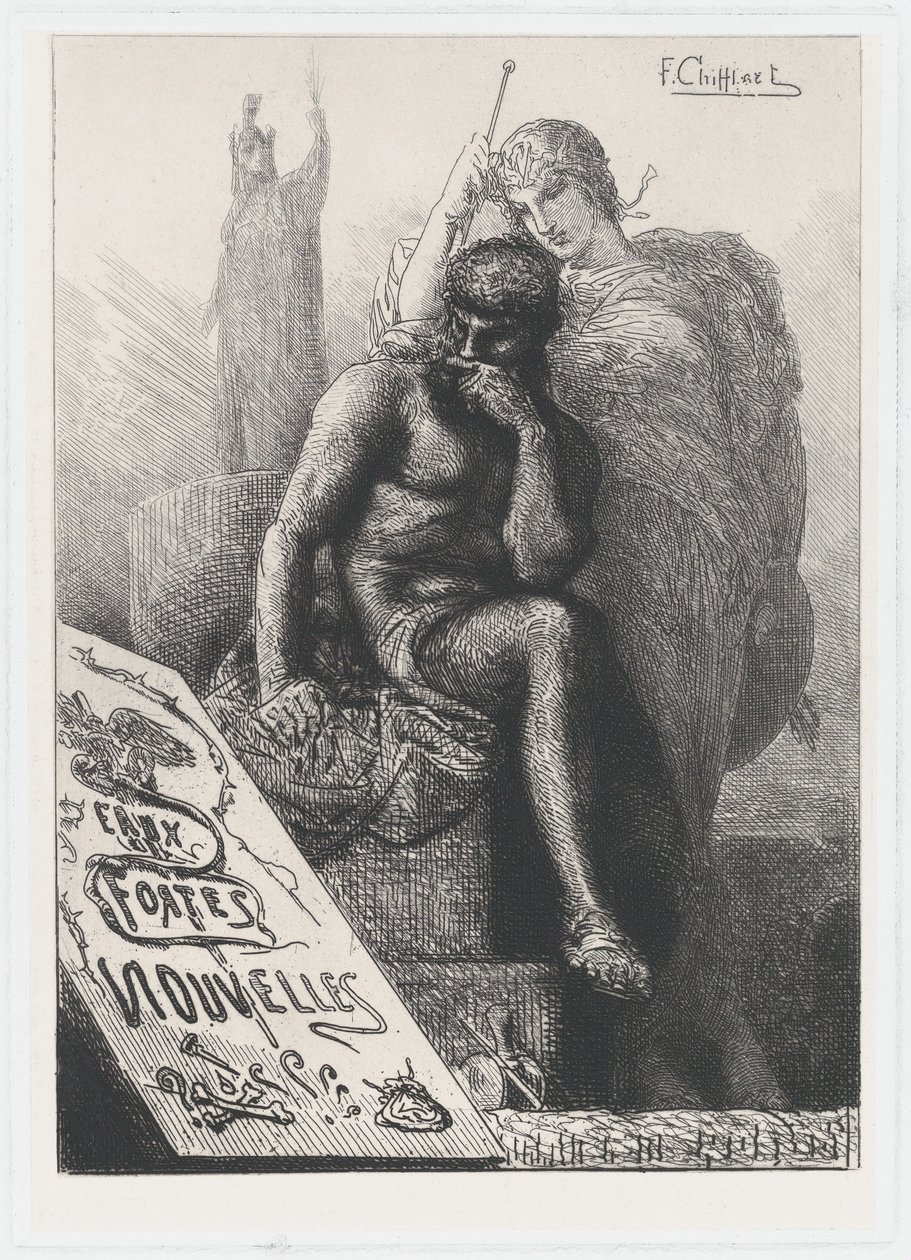 Yeni Güçlü Sular, 1876. by Francois Nicolas Chifflart