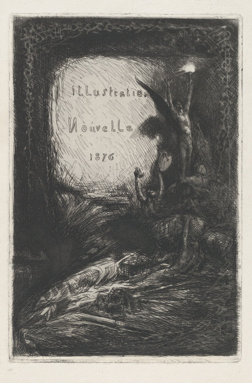 Yeni Resim, 1876. by Francois Nicolas Chifflart