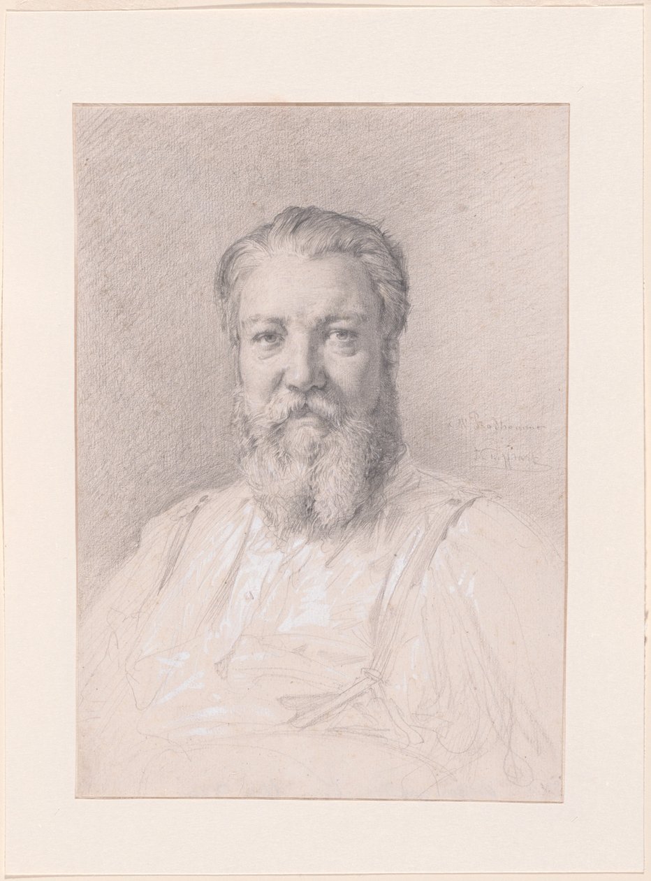 Rene François Armand Prudhomme by Francois Nicolas Chifflart