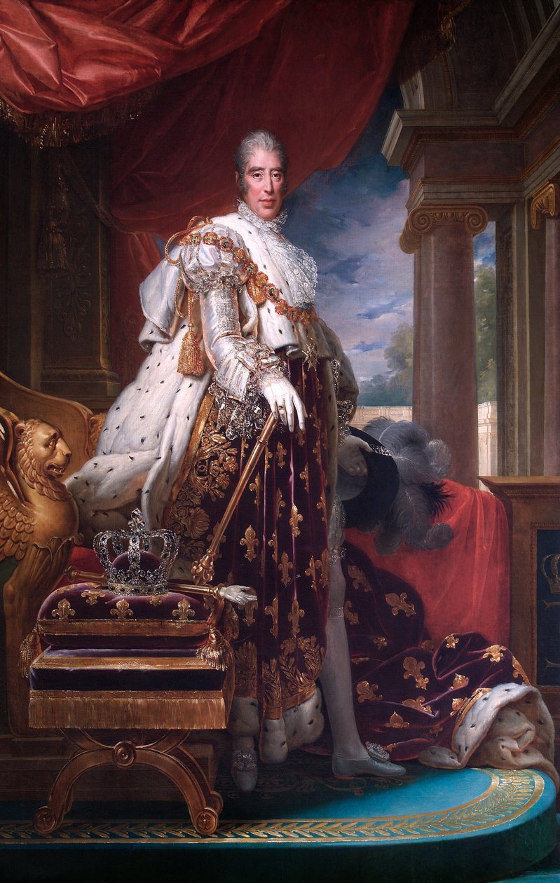 Charles X (tuval üzerine yağlıboya) by Baron François Pascal Simon Gérard
