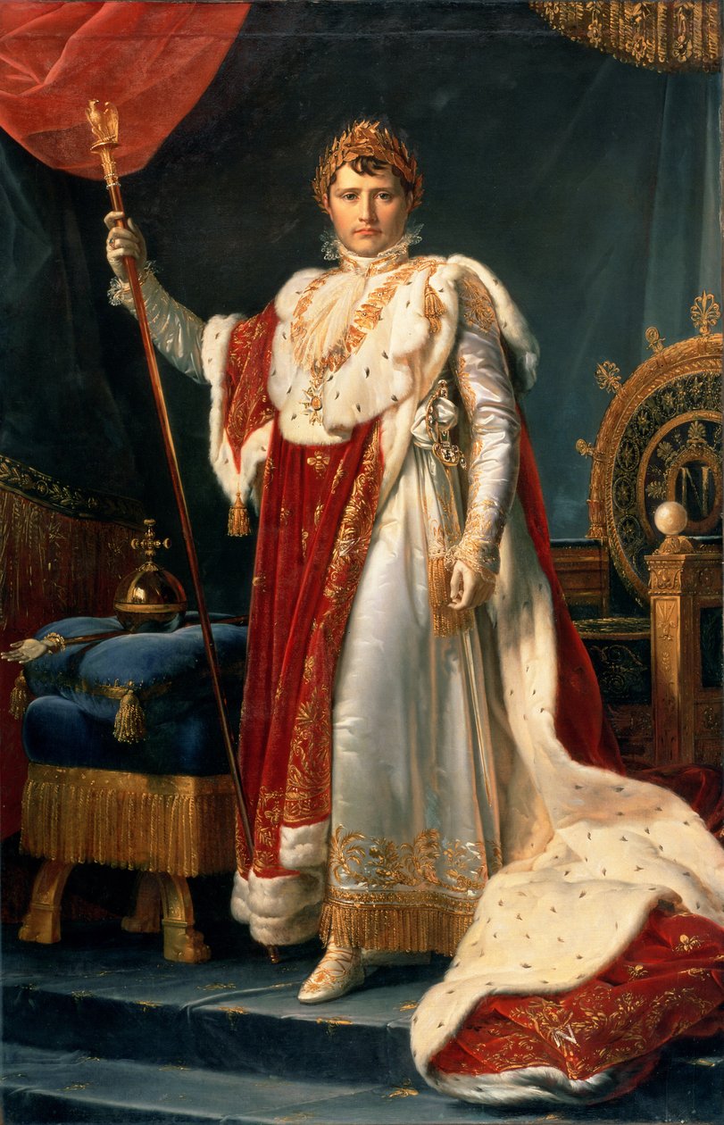 Napolyon Bonapart (1769-1821) (tuval üzerine yağlı boya) by Baron François Pascal Simon Gérard