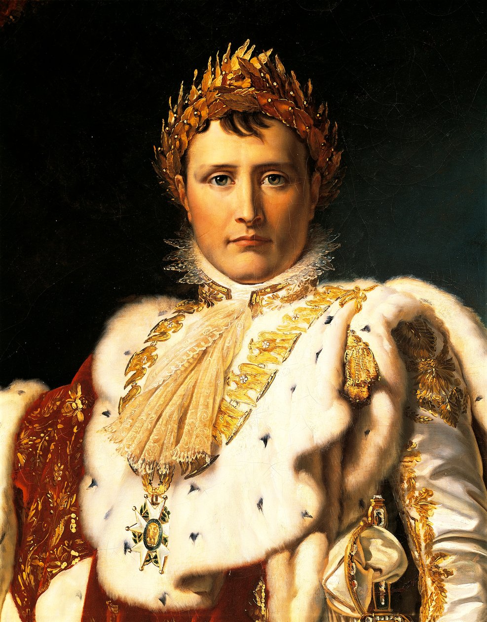 Napolyon Bonapart İmparatorun cübbesinde, Francois Baron Gerard (1770-1837) tarafından 1805 dolaylarında by Baron François Pascal Simon Gérard