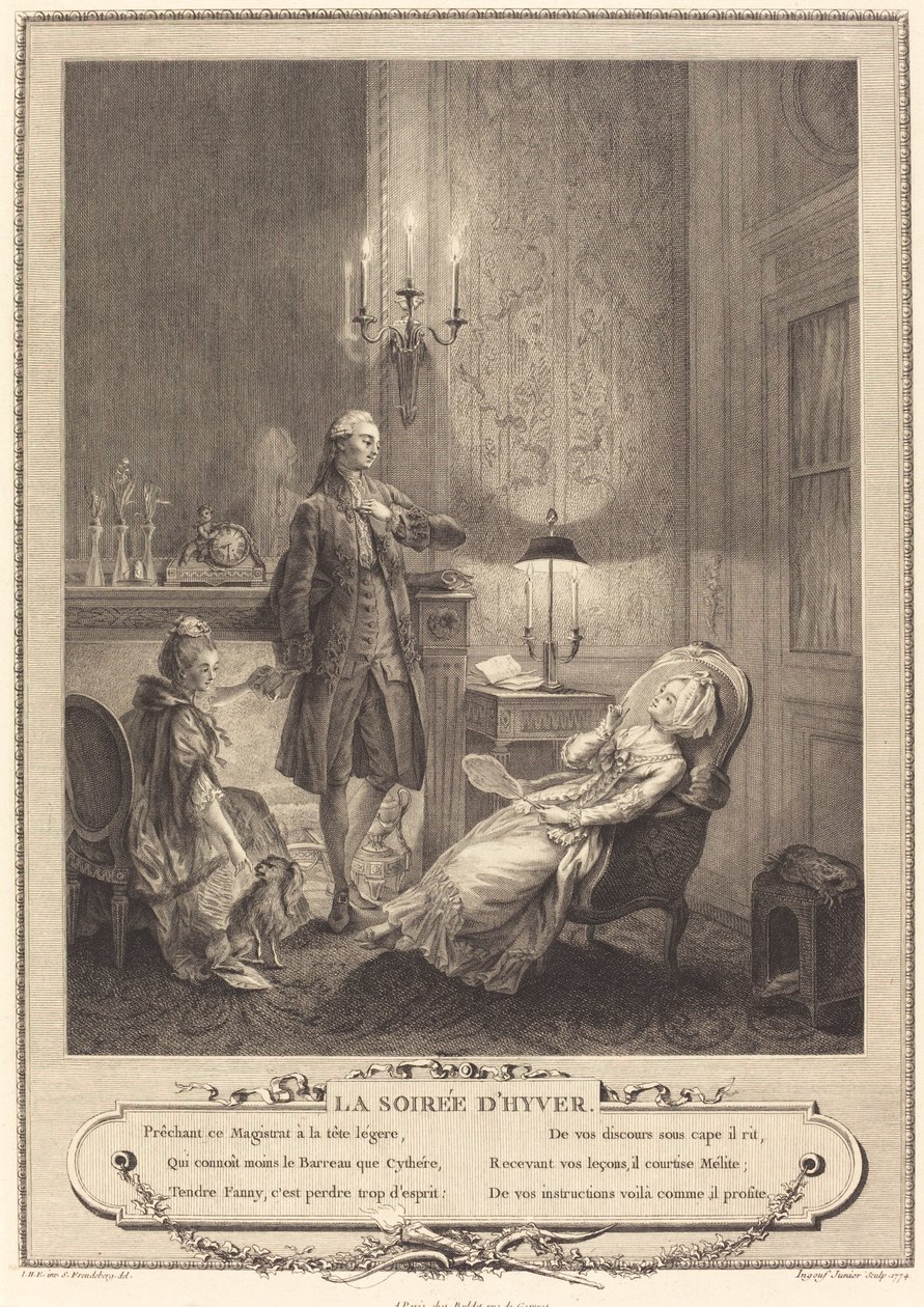 kış akşamı by Francois Robert Ingouf after Sigmund Freudenberger