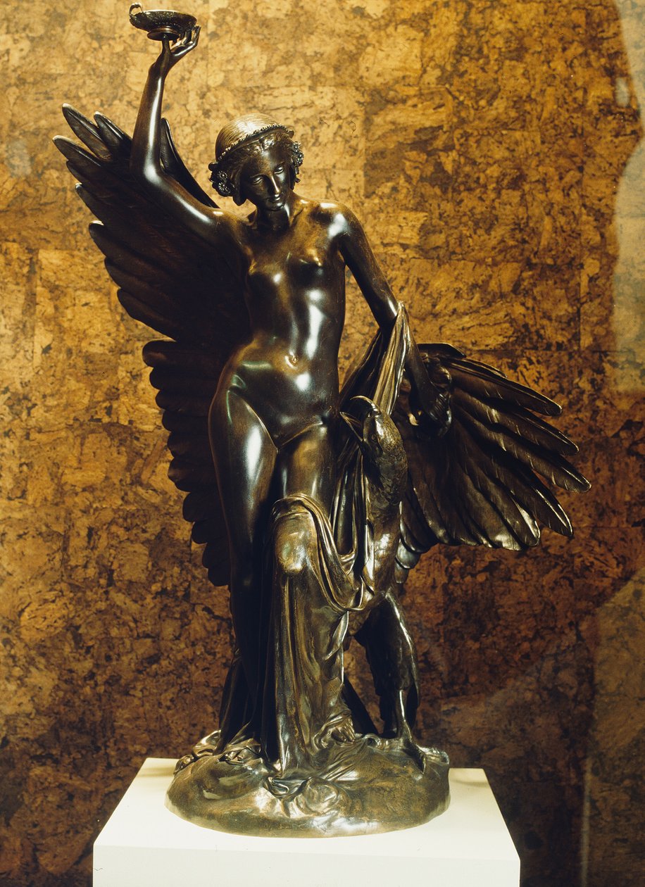 Hebe ve Jüpiter'in Kartalı by Francois Rude