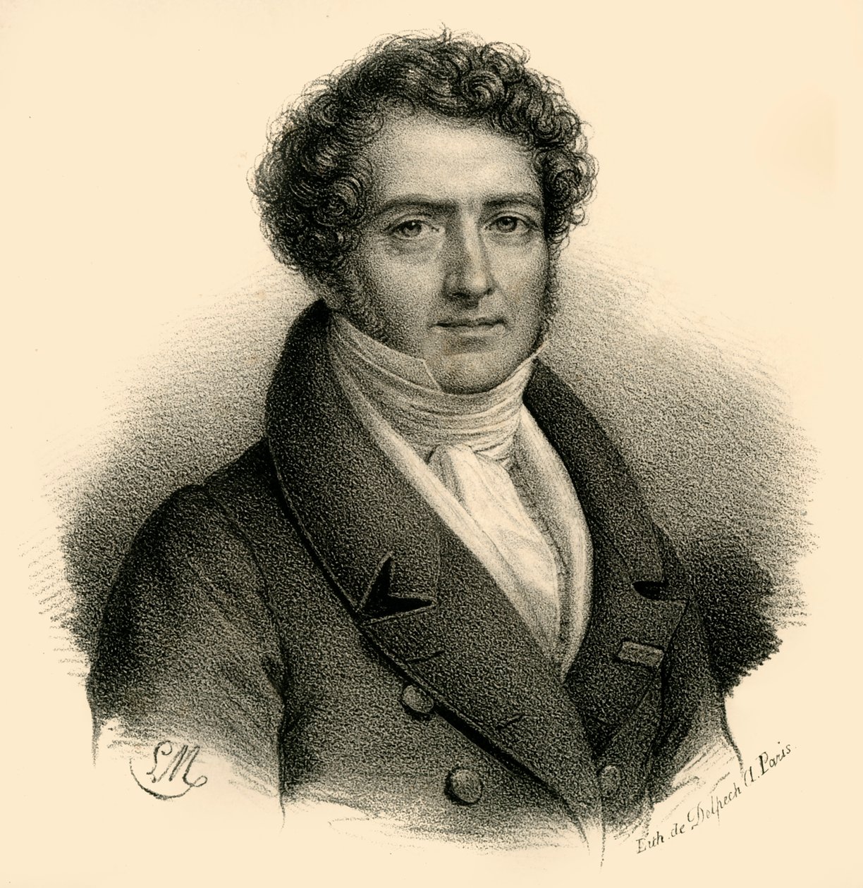 Boieldieu, 1775-1834, c1830. by Francois Seraphin Delpech