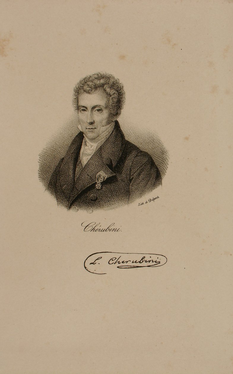Luigi Cherubini (1760-1842) by Francois Seraphin Delpech