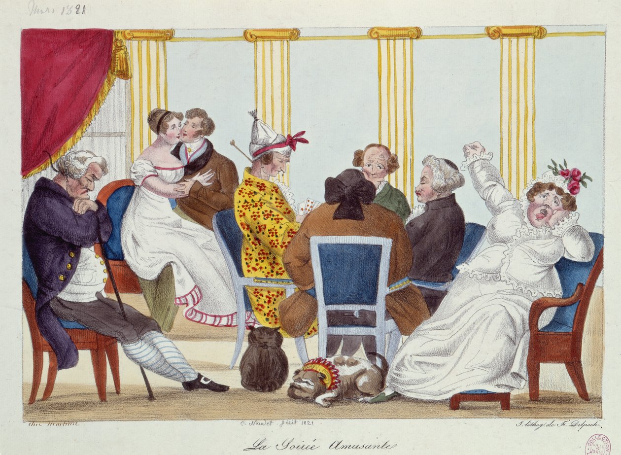 Eğlenceli Akşam, 1821 by Francois Seraphin Delpech