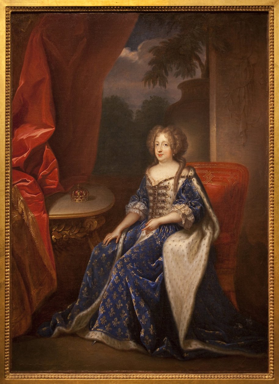 Avusturya Marie Therese (Marie-Therese) portresi, Fransa Kraliçesi (1638-1683). Francois de Troy
