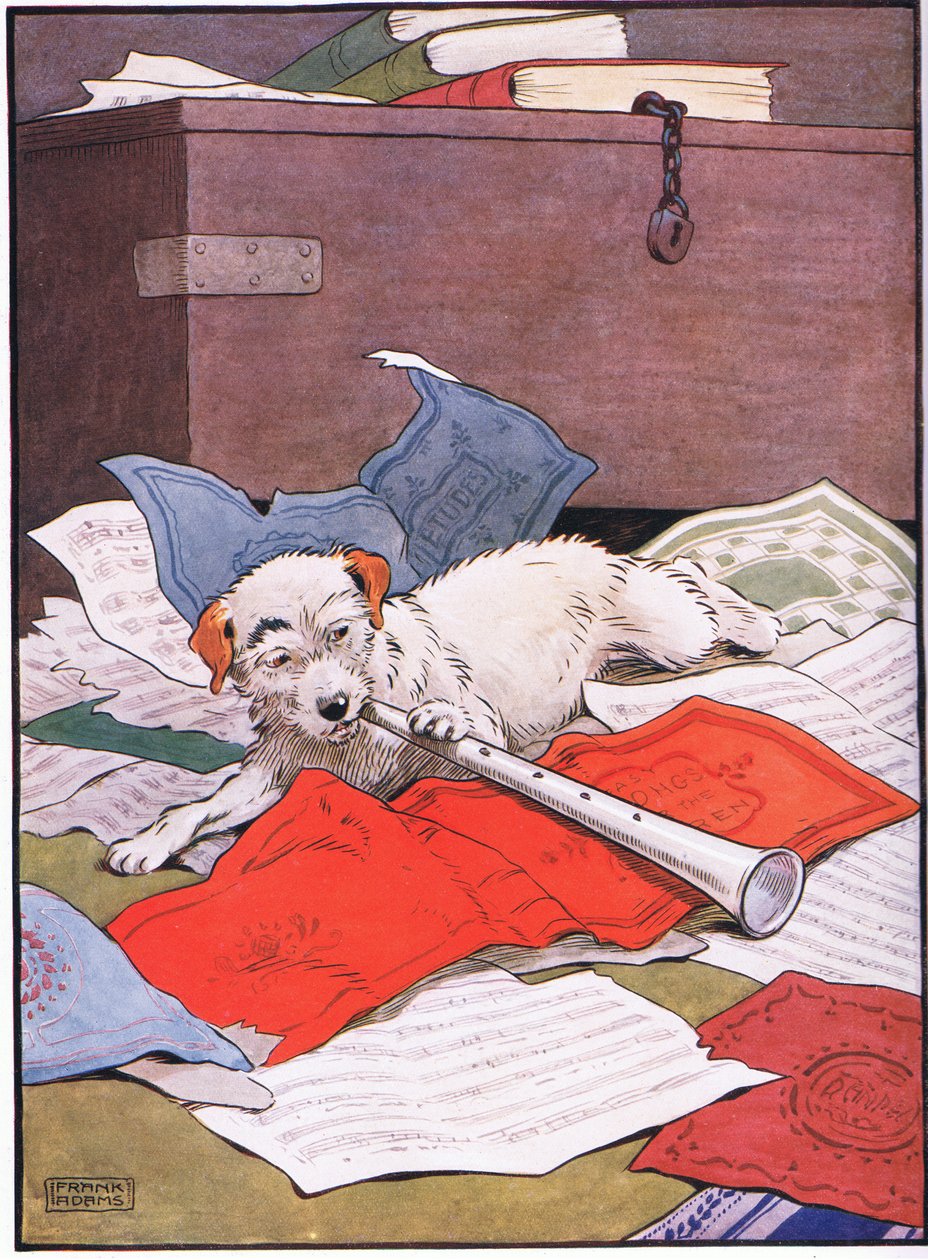 Ona meyve almak için manavlara gitti, döndüğünde flüt çalıyordu, 1930