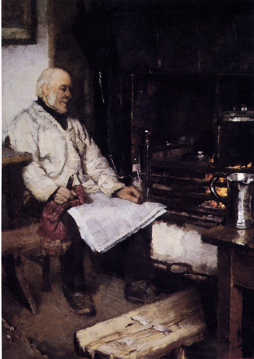 Kış by Frank Bramley