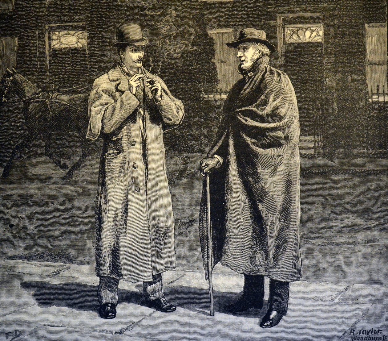 Kış Gecesi, 1890 by Frank Dadd