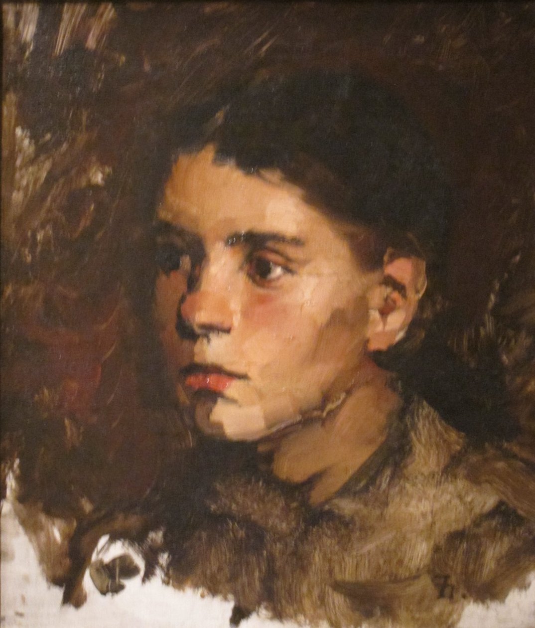 Genç Kızın Başı by Frank Duveneck