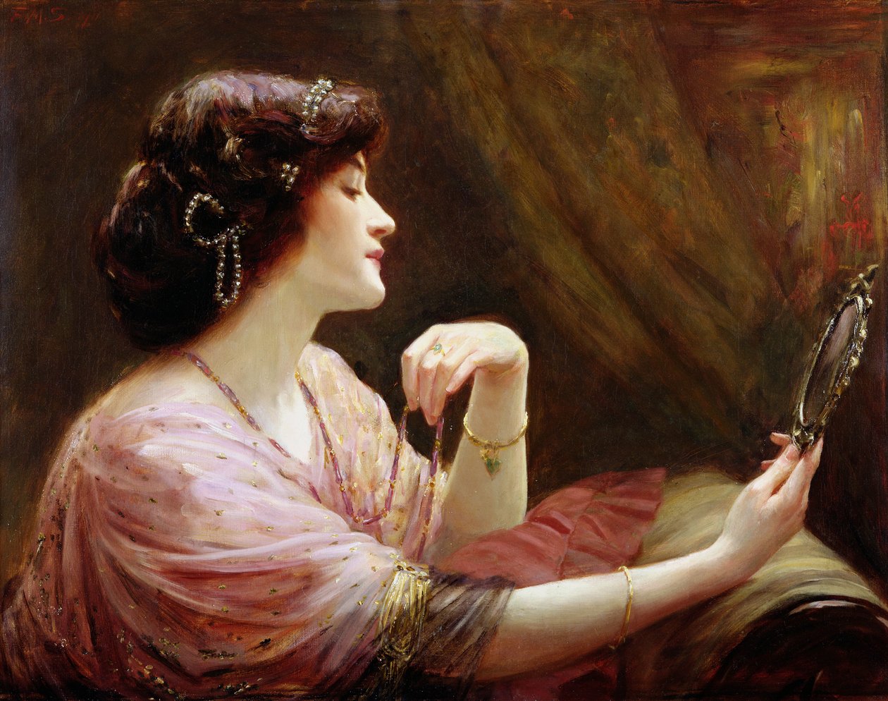 ಎನಾಮೆಲ್ಡ್ ಚೈನ್, 1911 ಟರ್ಕ್ by Frank Markham Skipworth