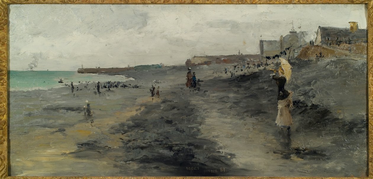Dieppe Sahili, 1881 by Frank Myers Boggs
