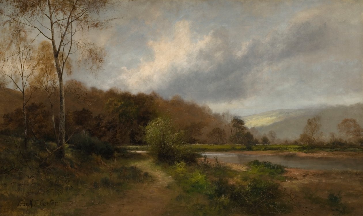 Lintz Green yakınlarındaki Derwent by Frank Thomas Carter