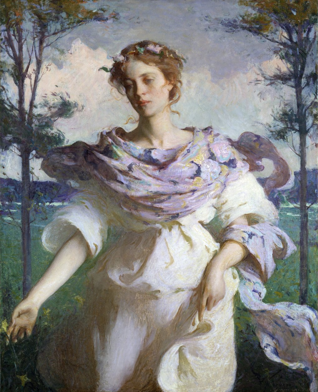 Yaz mevsimi by Frank Weston Benson