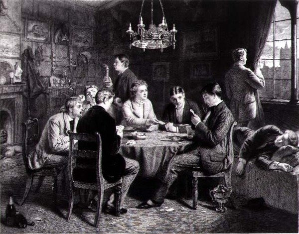 Reverie - Robert W. Macbeth (1848-1910) pub tarafından oyulmuş, Uzaklardan Bir Ses. Thomas McLean tarafından by Frank (after) Dicksee