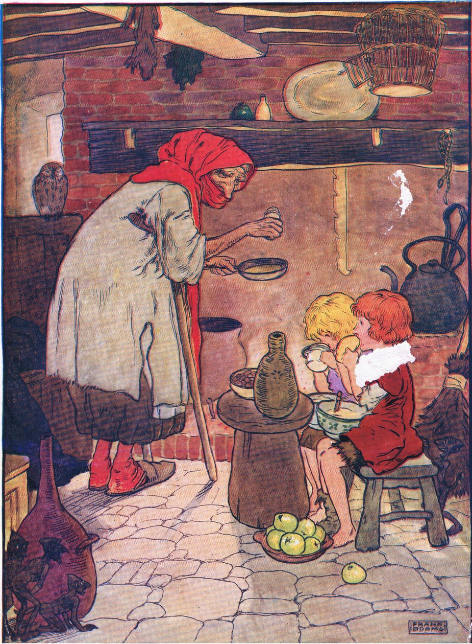 Onları içeri aldı ve Blackie & Son Limited tarafından 1940 dolaylarında yayınlanan Hansel ve Gretel