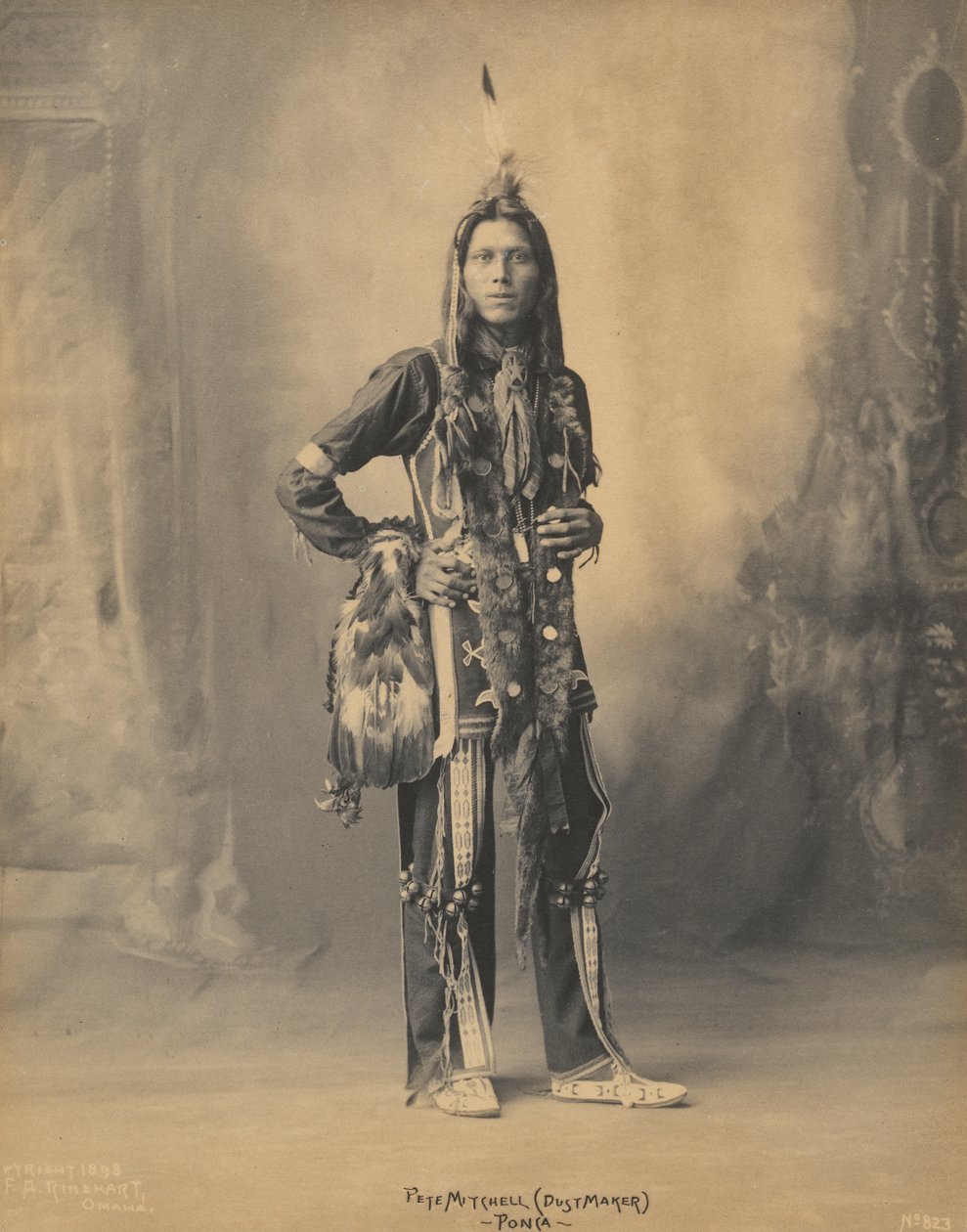Pete Mitchell (Toz Yapıcı) -Ponca-, 1898 (platin paladyum baskı) by Frank Albert Rinehart