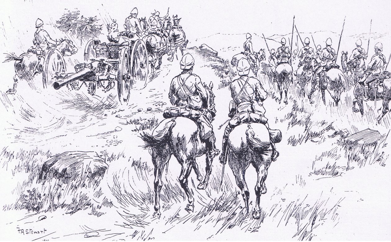 Bergendal üzerinde ilerleyen Bullers süvari ve topçu, Pretoria Sonrası: Gerilla Savaşı, 1902