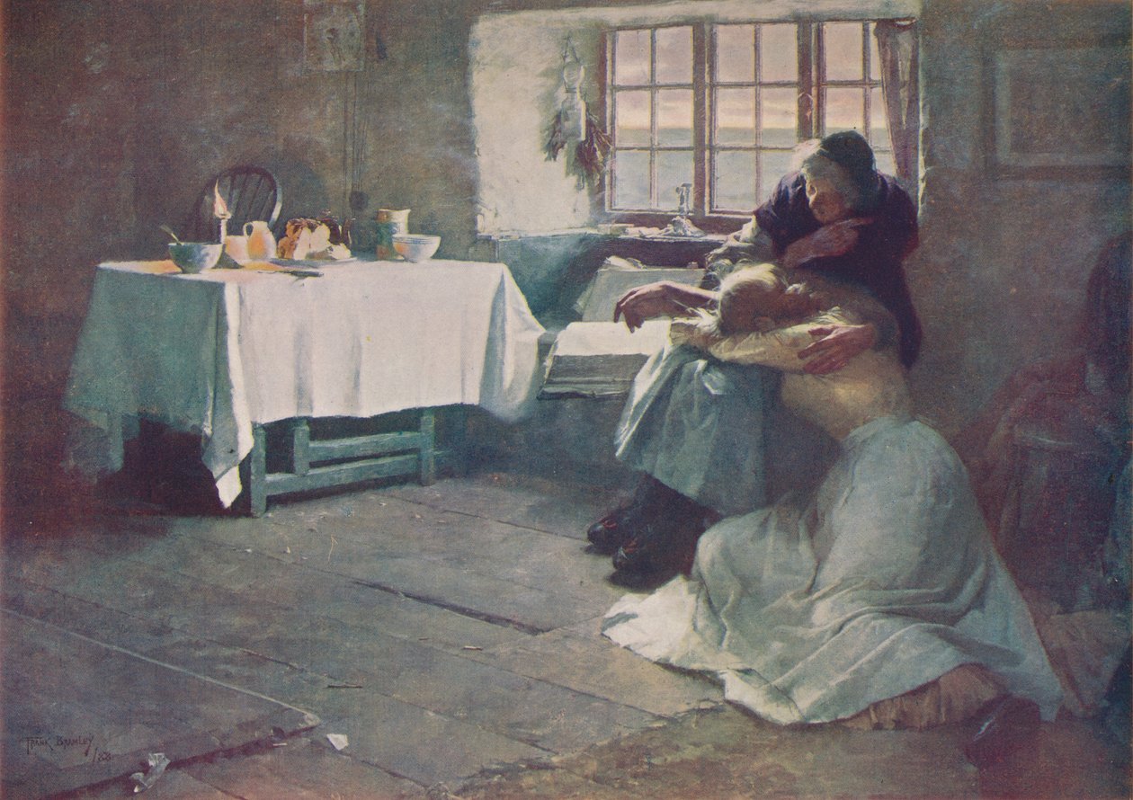 Umutsuz Bir Şafak, 1888, c1915 by Frank Bramley