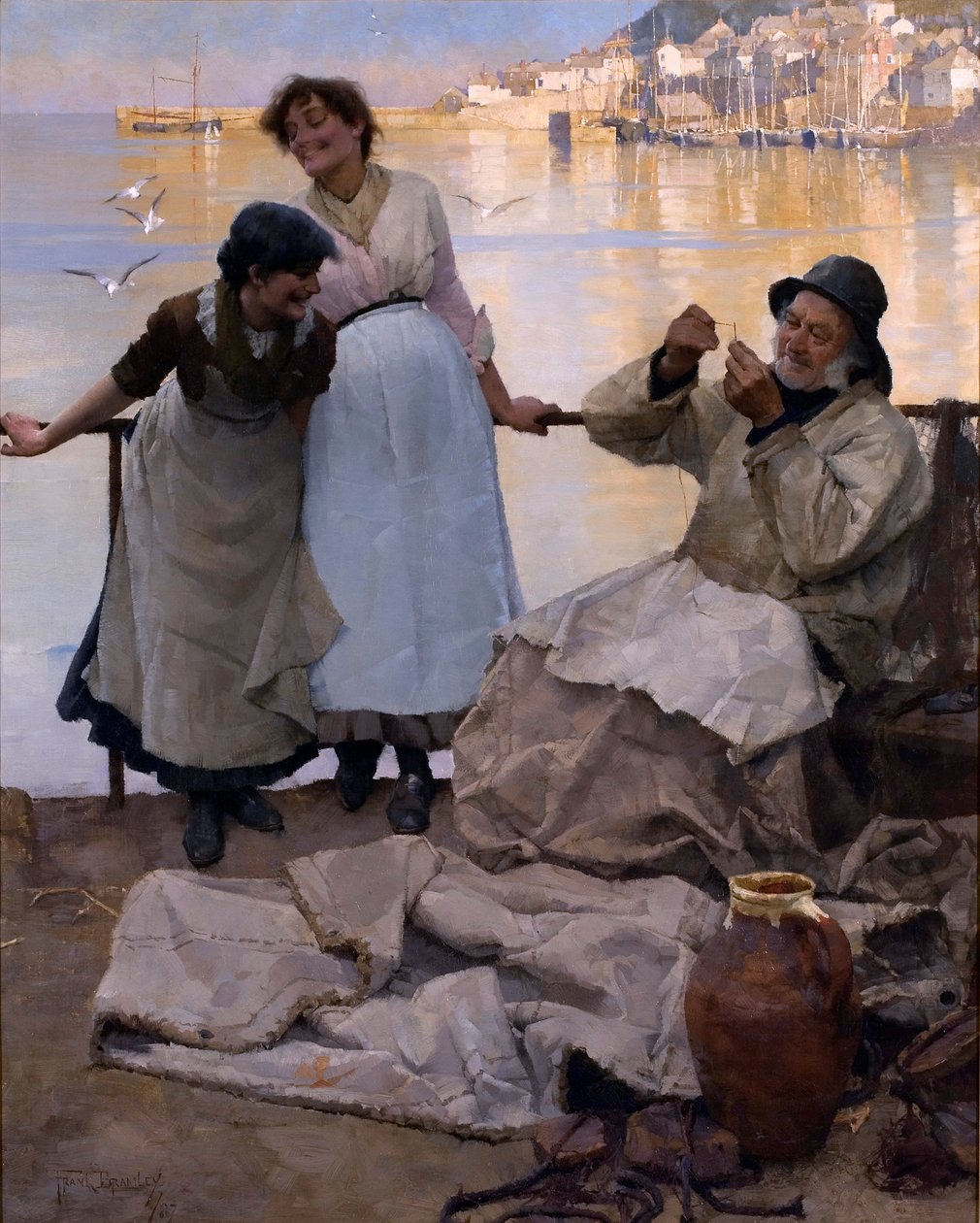 Gözler ve Göz Yok, 1887 by Frank Bramley