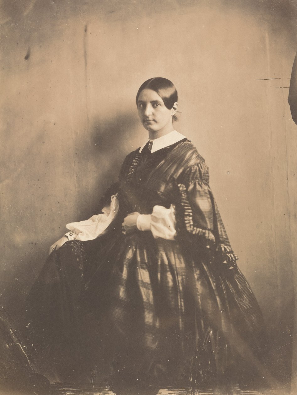 Kadın Portresi, c. 1850. by Frank Chauvassaigne