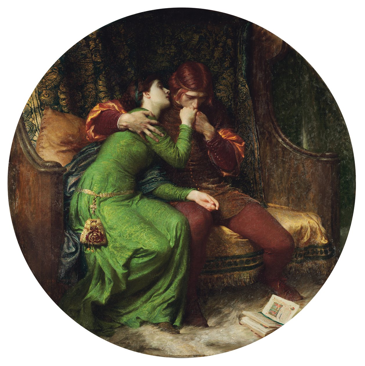 Paolo ve Francesca, 1894 by Frank Dicksee