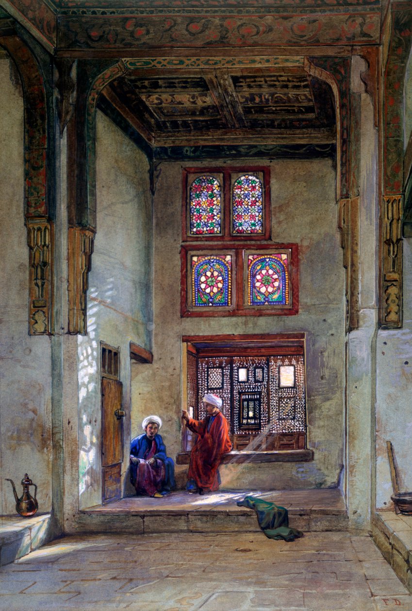 Kabul Odası, Memlook Radnau Bey Evi, Kahire, 1873 by Frank Dillon