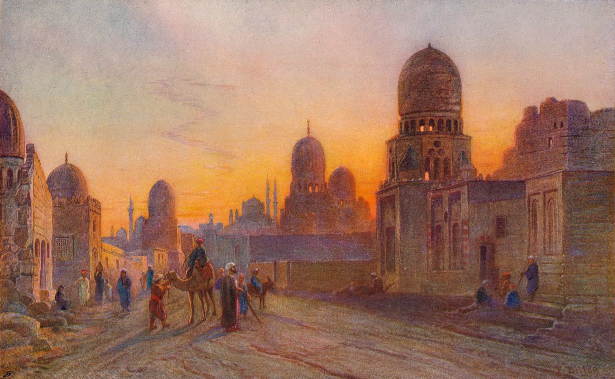 Halife Mezarları, Kahire, c1850-1906, 1906. by Frank Dillon