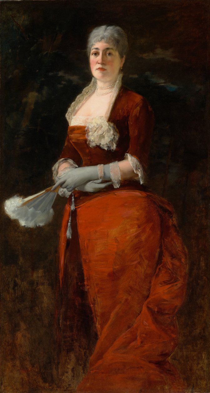 Mary E. Goddard, 1879 by Frank Duveneck