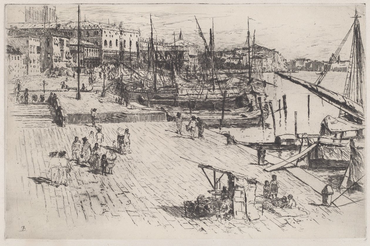 Riva Degli Schiavoni, No. 1 by Frank Duveneck