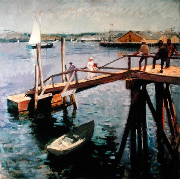 Dik Rampa (tuval üzerine yağlı boya) by Frank Duveneck